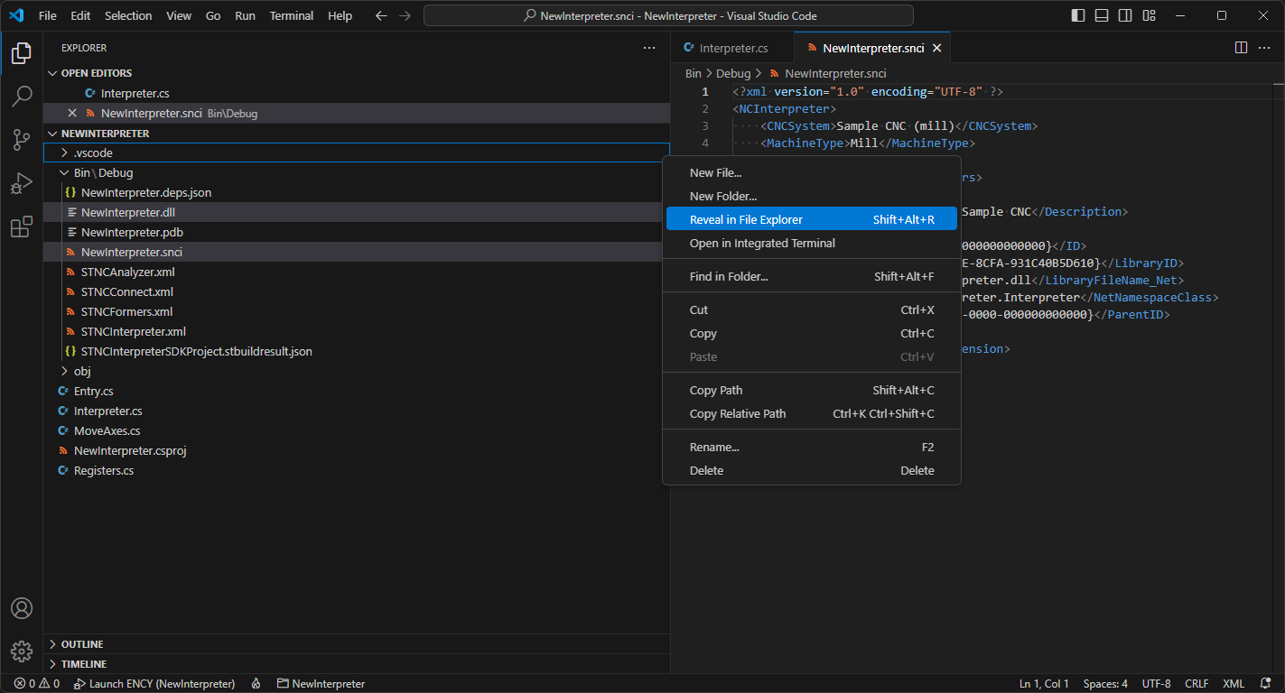 Interpreter debugging in Visual Studio Code - ENCY interpreter ...